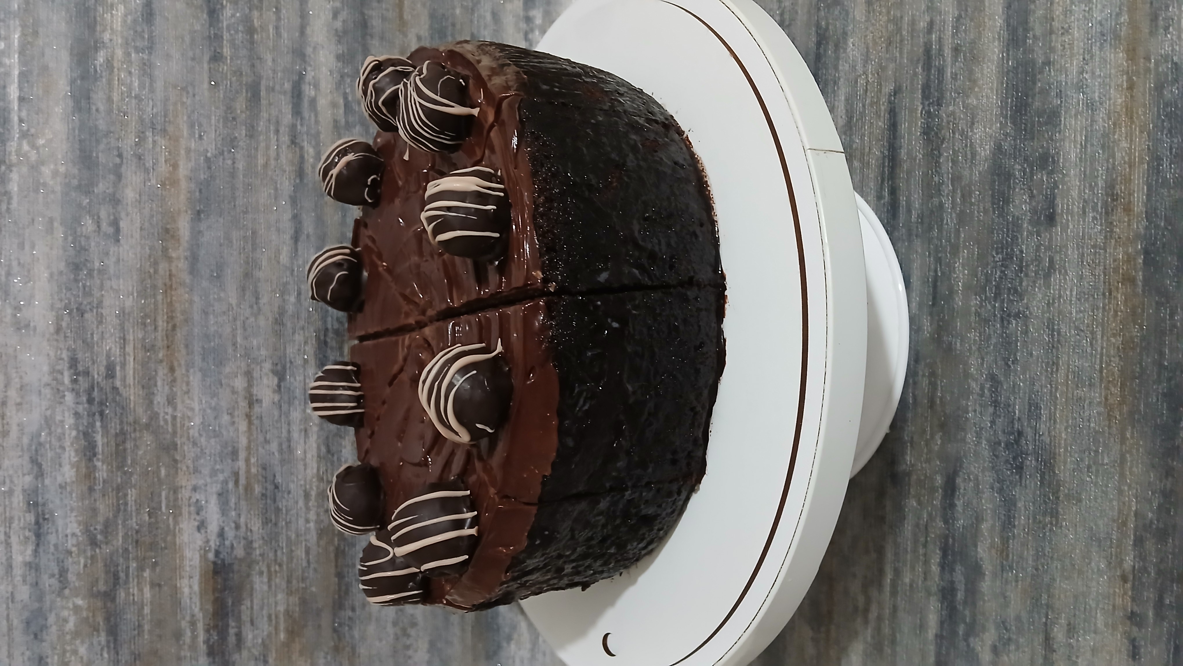 کیک دارک چاکلت