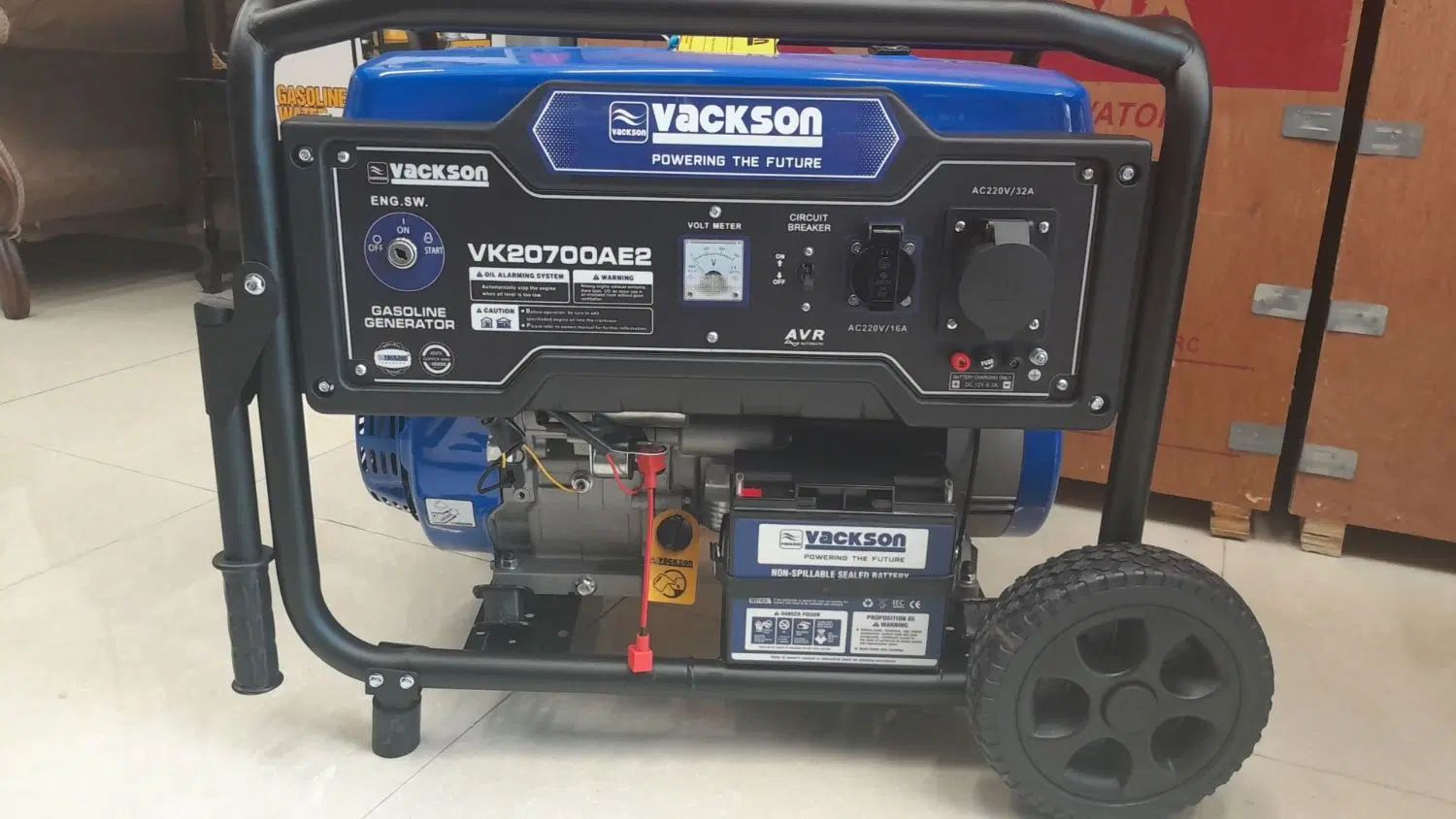 موتور برق بنزینی ۹.۵کیلووات مدل VACKSON VK20700AE2