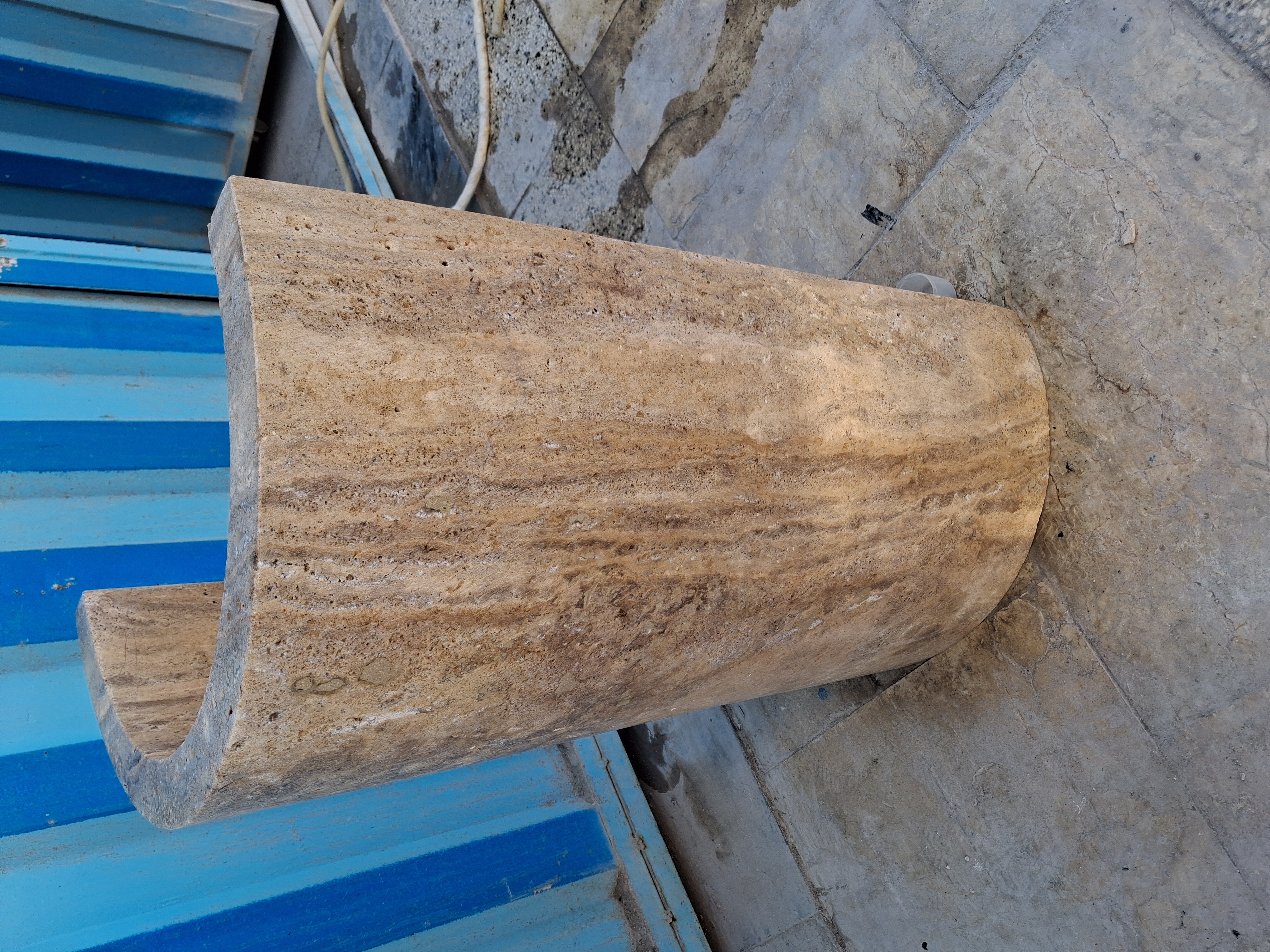 ساخت پایه سنگی میز