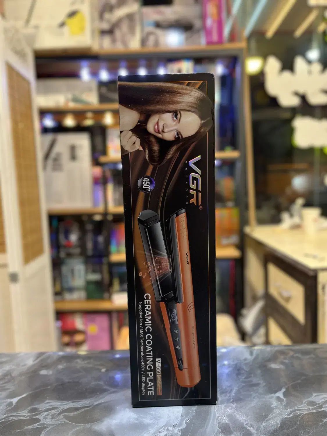 اتو مو vgr550 حرفه ای(سشوار چرخشی بابلیس)آنکادرشاپ