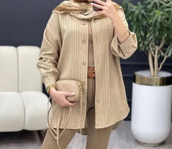شومیز مانتویی زنانه لنین دیپلمات
