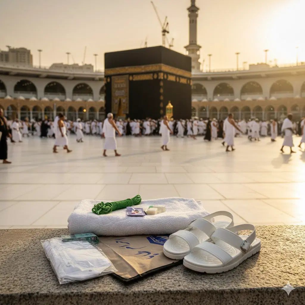 ست کامل لباس احرام مردانه مناسب حج عمره و تمتع