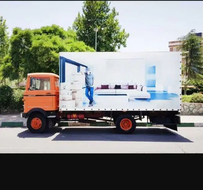 حمل تخصصی اثاثیه باخاورهای مسقف مجهز پتووضربه گیر