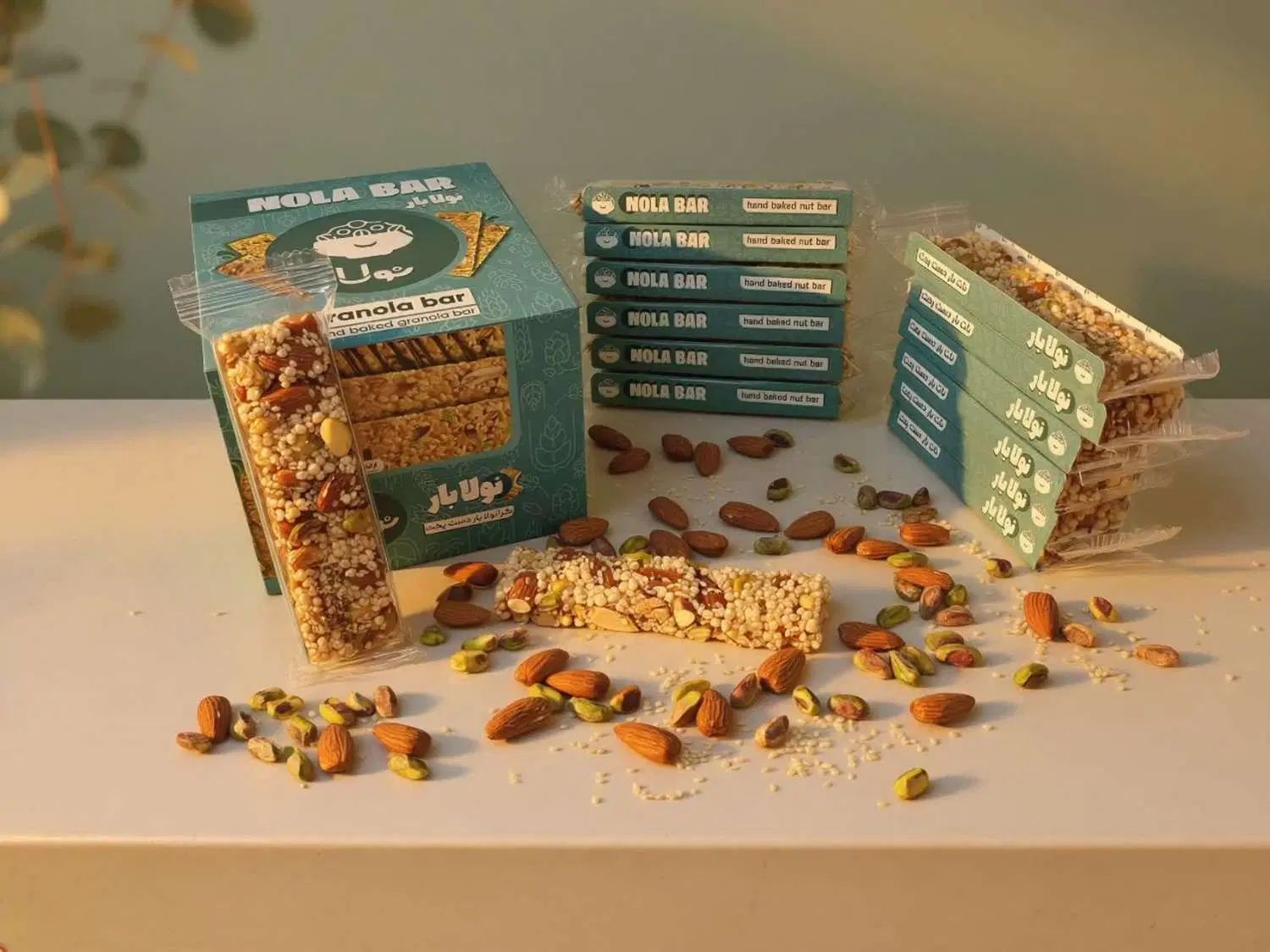 نولا بار پسته و بادام درختی ( ۲۴ عددی )