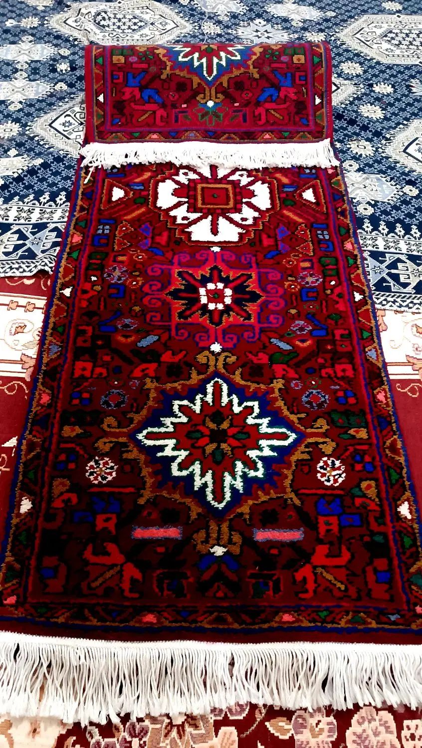 فرش دستبافت کناره تازه بافته شده ۷۳در ۲۱۰