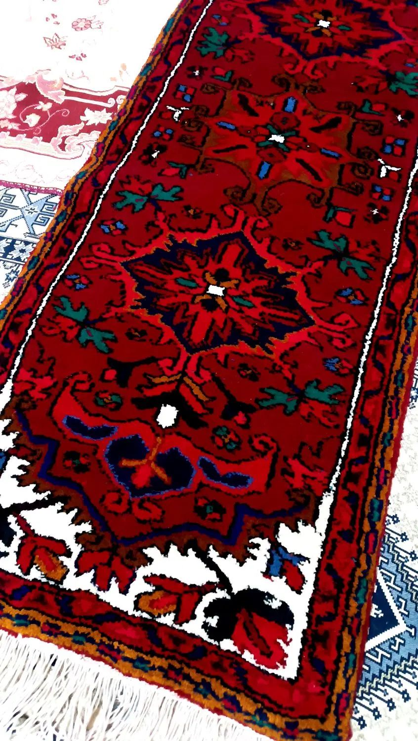 فرش دستبافت کناره بارماخ توخوش۷۲در ۲متر