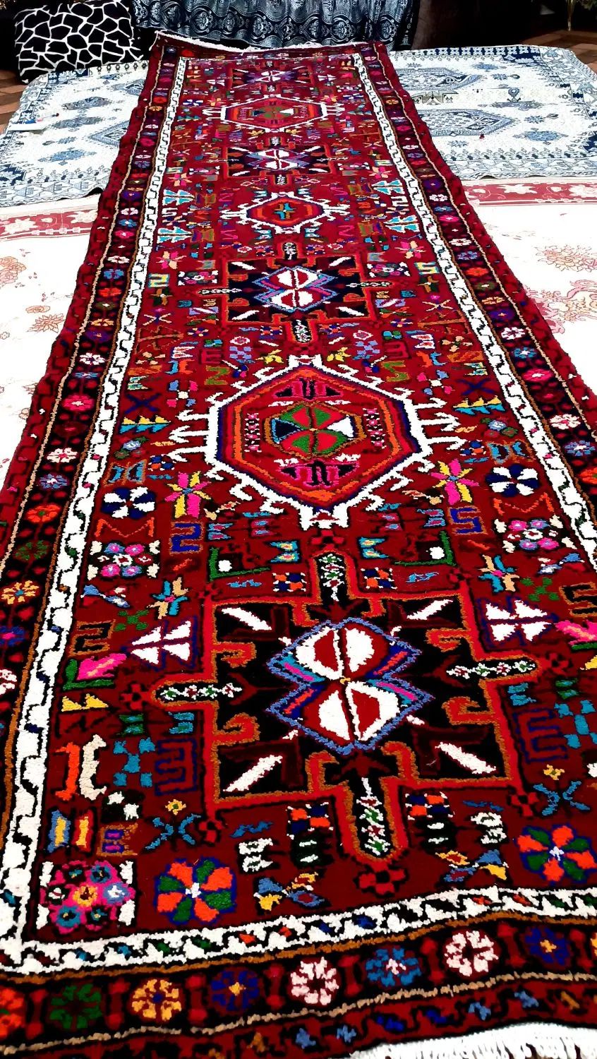 فرش دستبافت کناره تازه بافته شده ۱۱۵متر در ۴۱۰