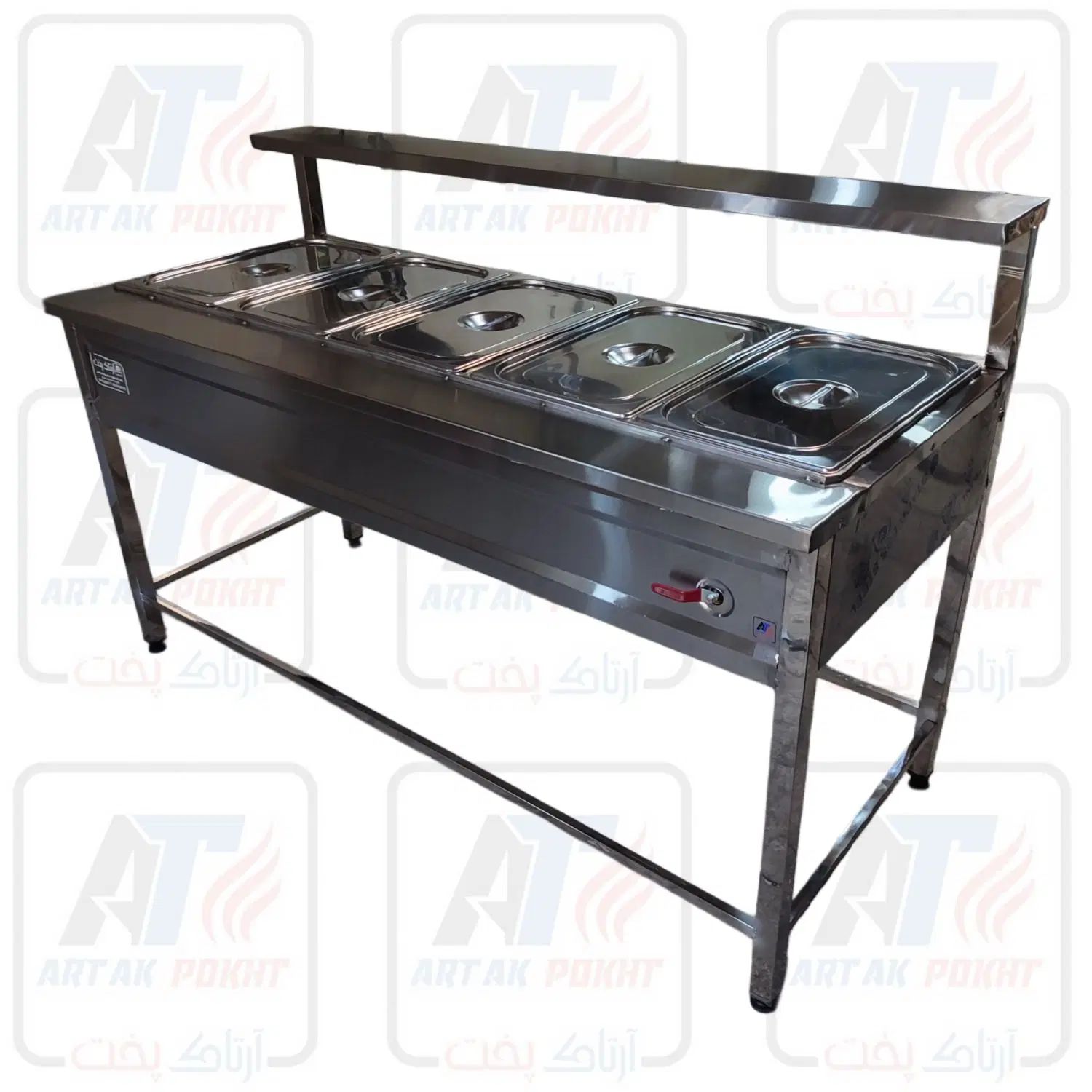 کانترگرم 5 خانه گازی بدون کابین/تاپینگ گرم 5 خانه