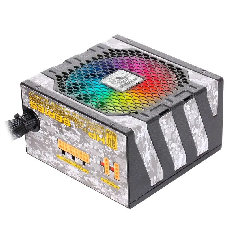پاور نیمه ماژولار GREEN 600W ARGB GOLD در اورمیه