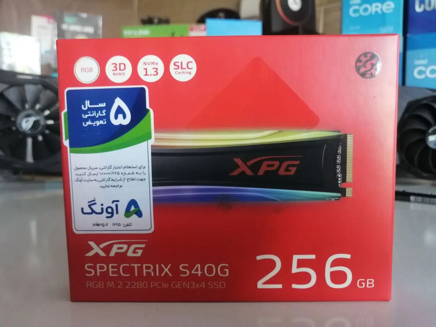هارد XPG SSD M.2 NVMe 256G RGB در اورمیه