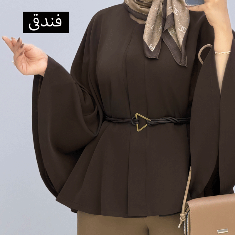 مانتو پانچ یقه گرد مازراتی سریتا کد 205405