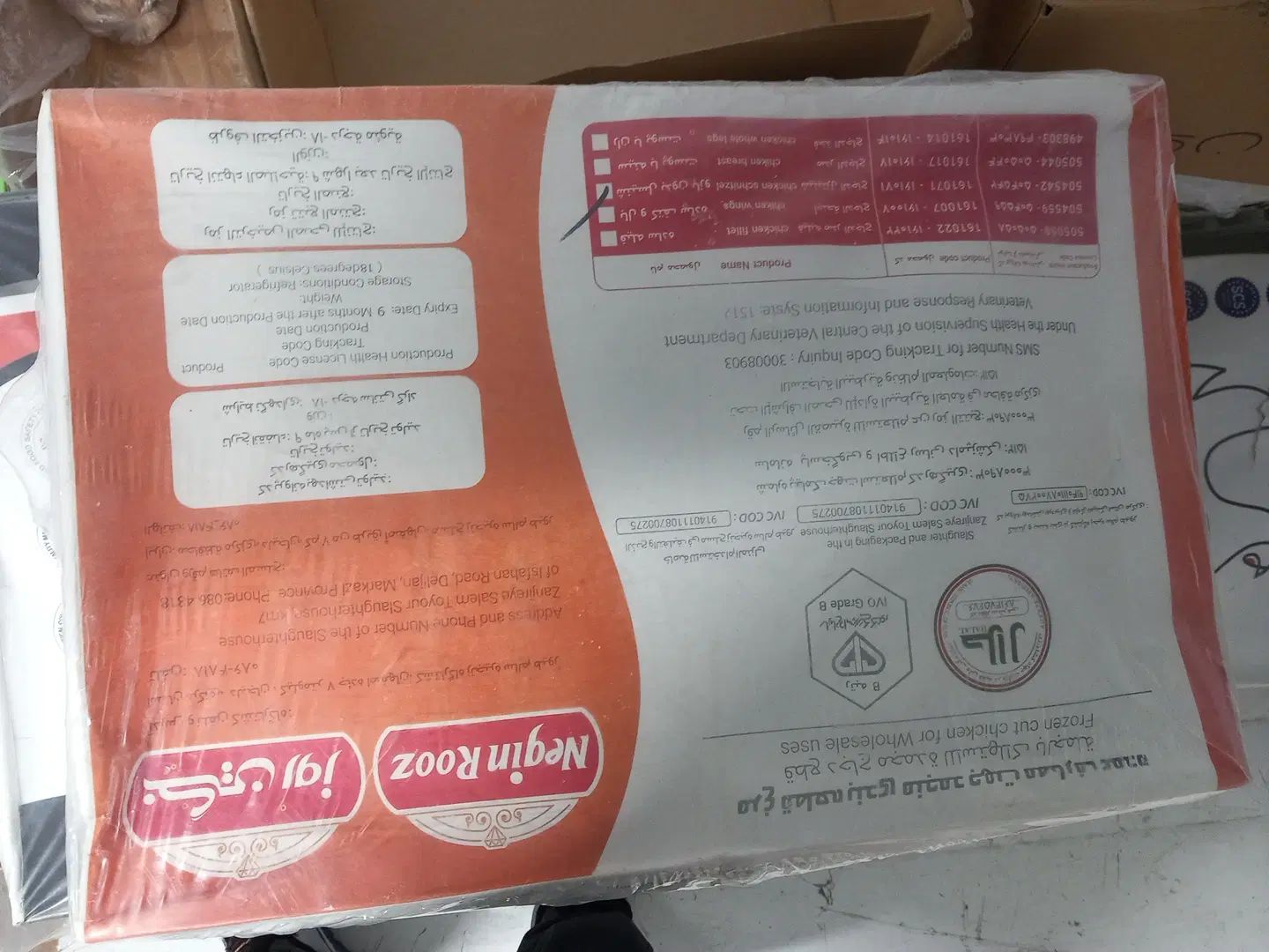 شینسل سینه پاک شده بدون گوشواره