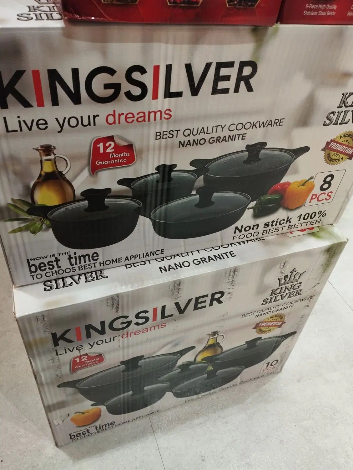 قابلمه برندسیلور نچسب۸پارچه لوازم خانگی حسینی در مشهد