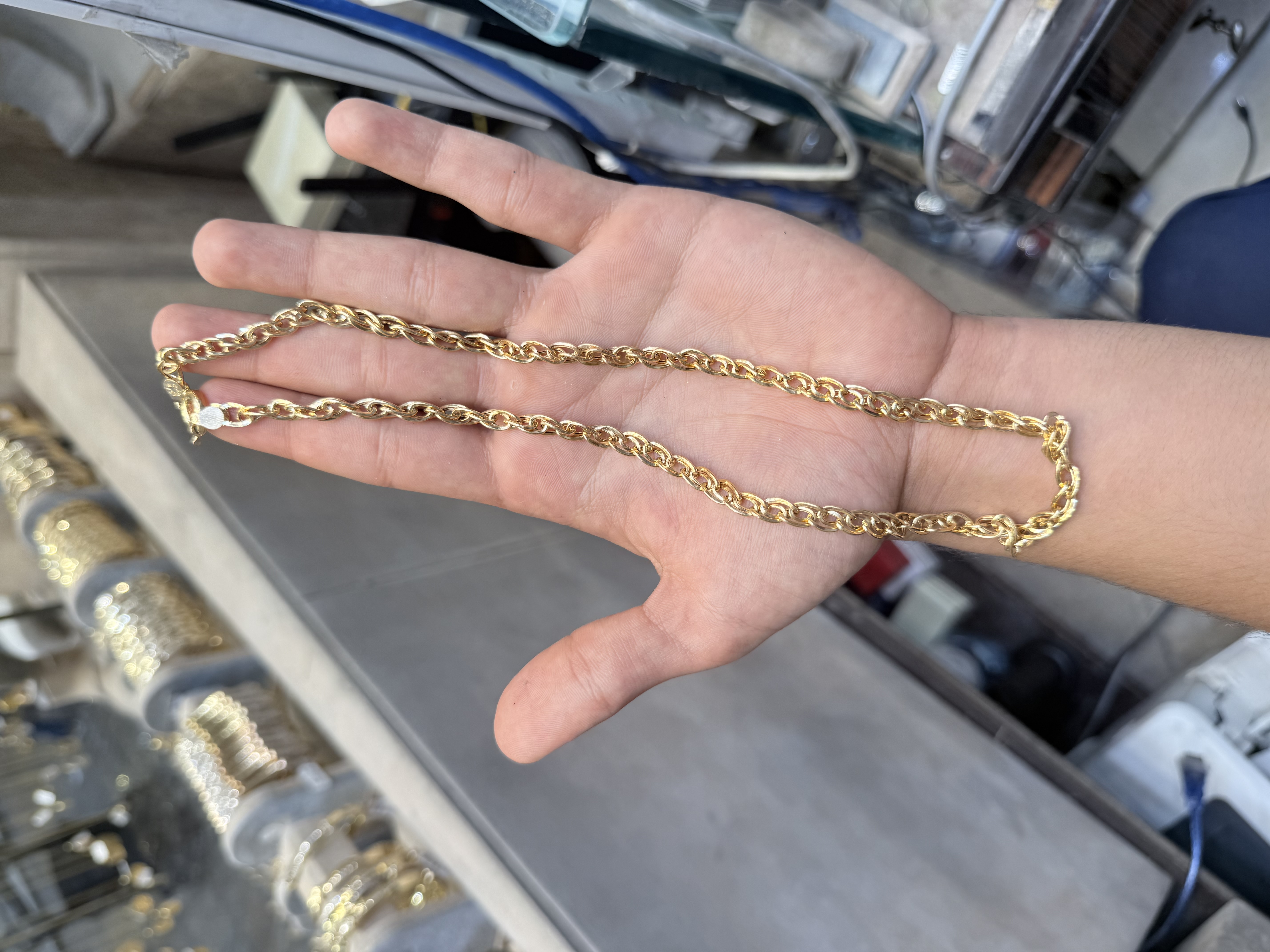 گردنی طرح چنل طلا بدون اجرت از 3 تا 7٪ کلا