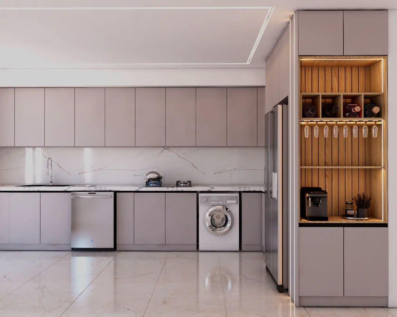طراحی و اجرای تخصصی کابینت آشپزخانه