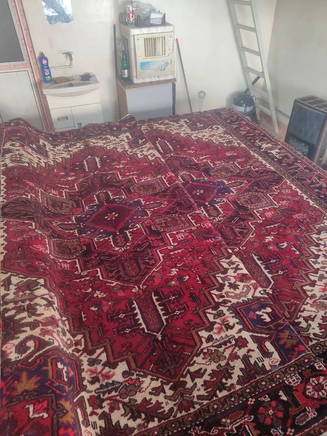 یکجفت فرش ۶متر مهربان کارکرده
