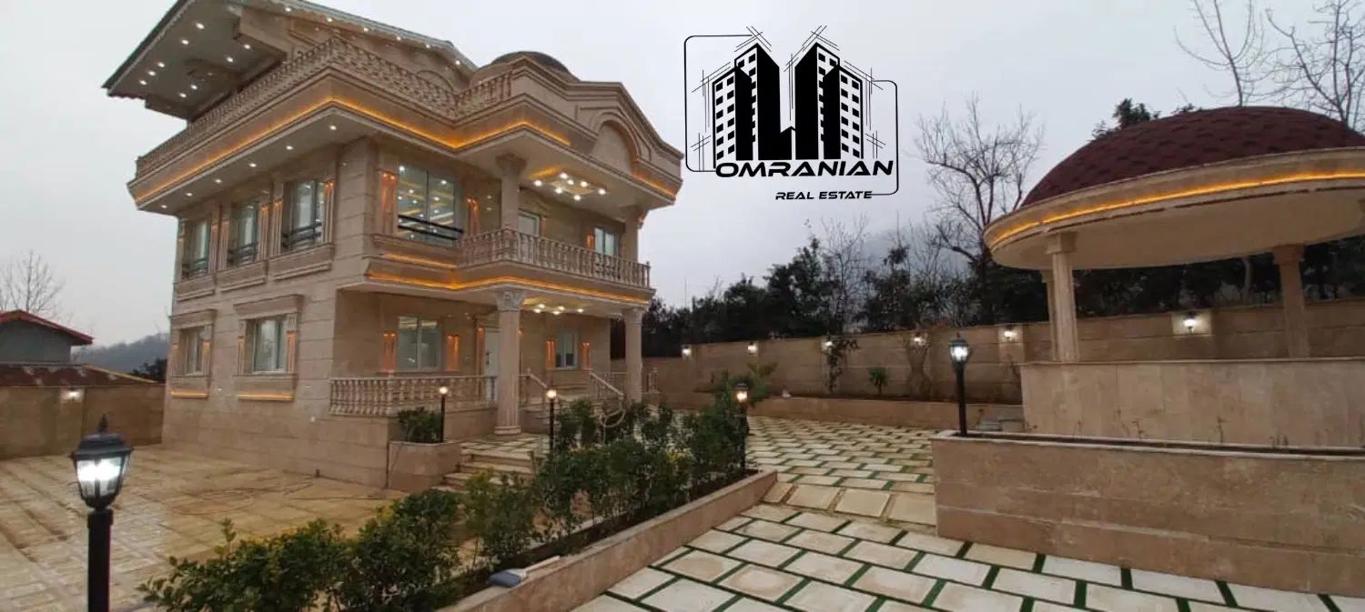کاخ ویلا تریبلکس ۵۶۰ متر جنگلی/کد۸۴ در فومن