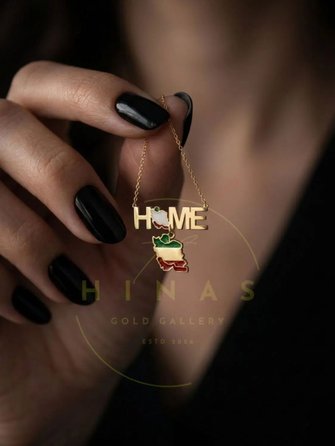 طلای مینیمال، پلاک مدل HOME