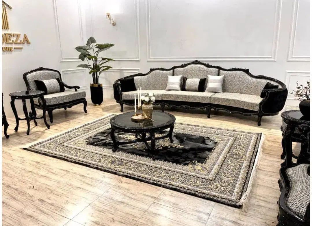 مبل ورساچه/مبلمان منبتی کلاسیک ورساچ/  تعویض مبل