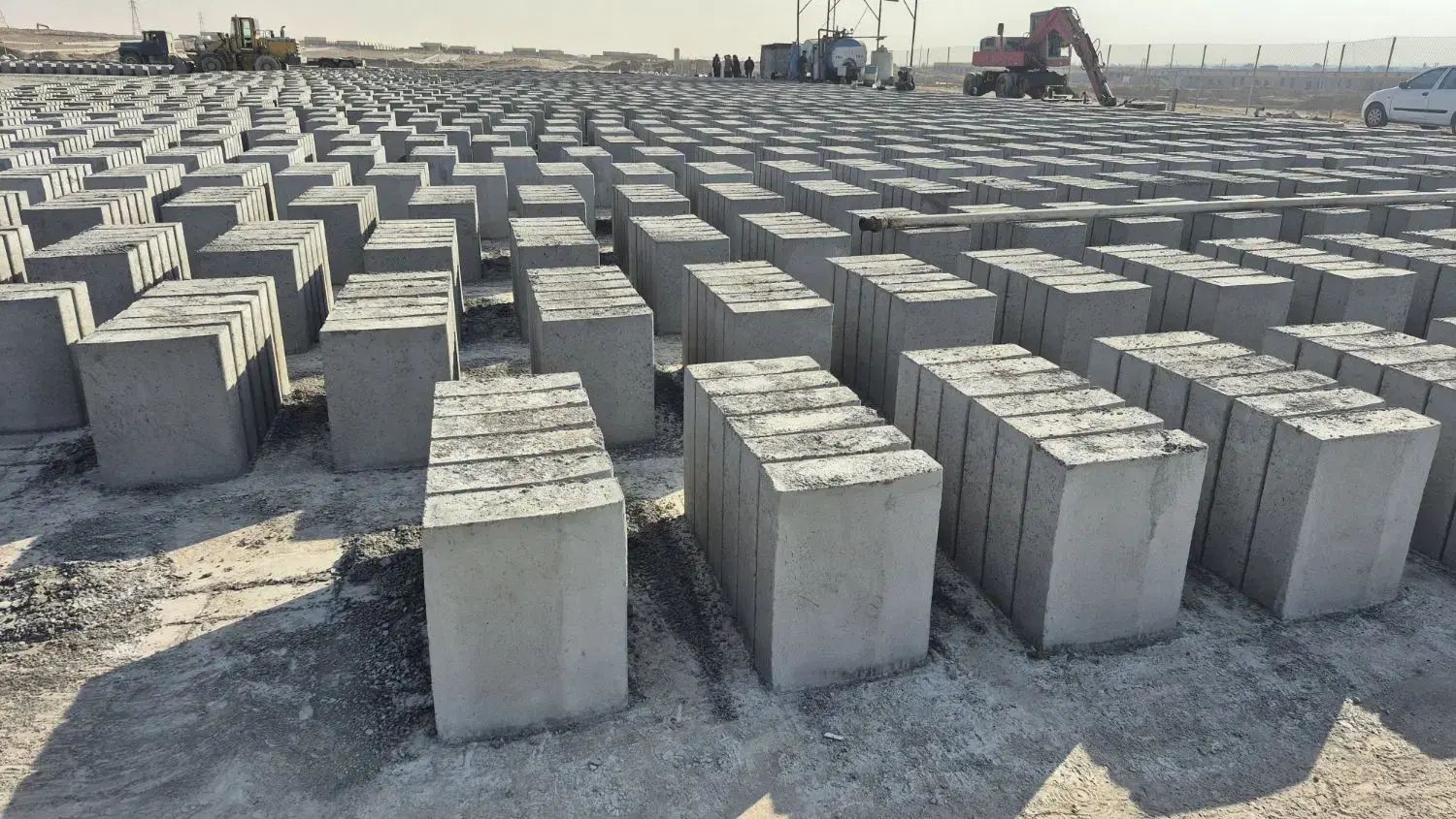جدول بتنی مکانیزه و دستی