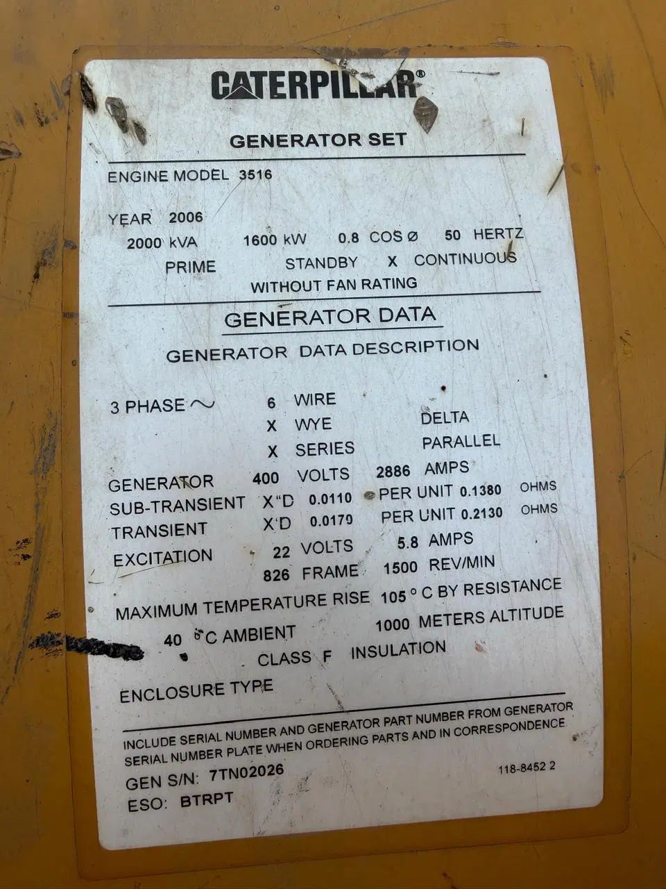 ژنراتور گازسوز دست دوم