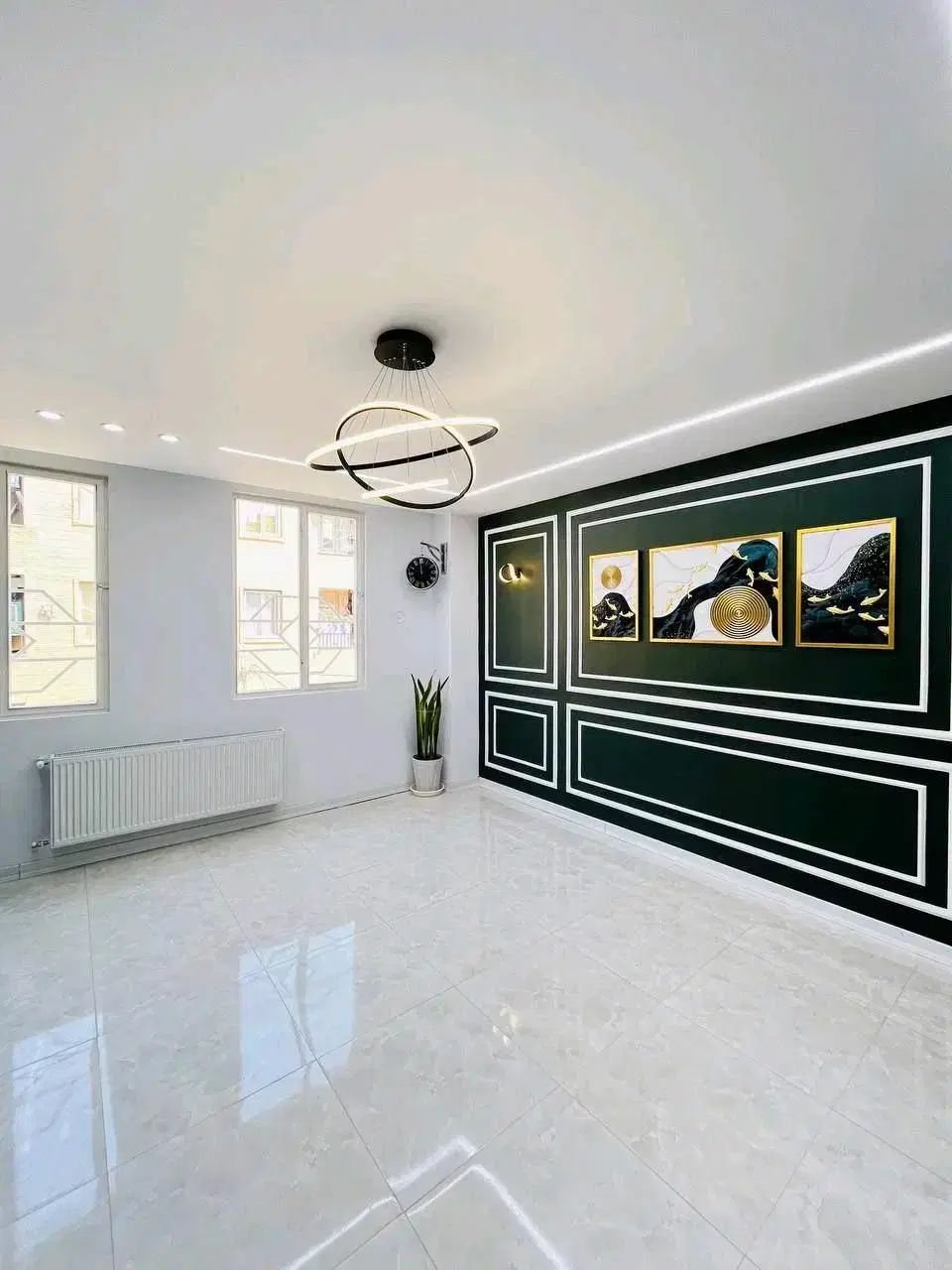 ۵۵ متر / تکخواب / نقشهمهندسی*سندتکبرگ*پارکینگ