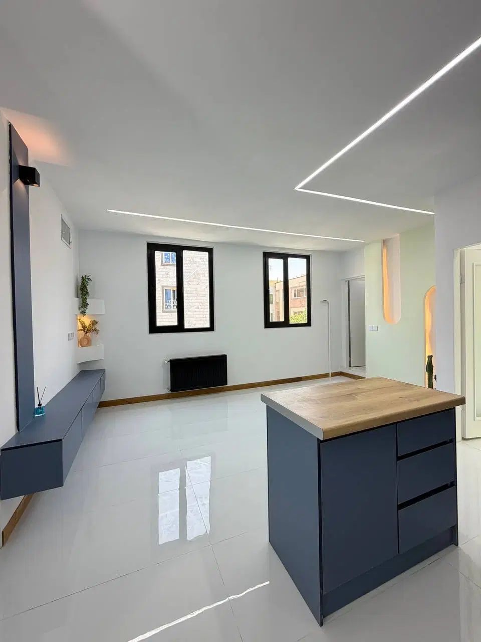 ۵۰ متر / تکخواب / روبنما*پارکینگدار*سندتکبرگ در اندیشه-شهر جدید