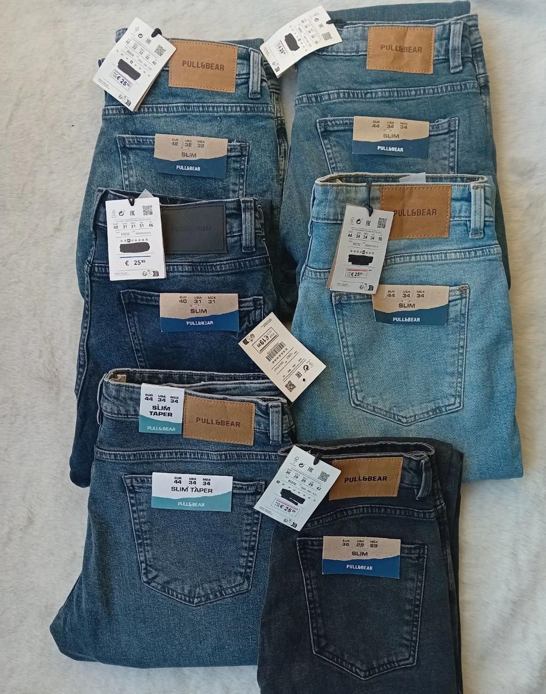 شلوار جین مردانه برند پلمبیر pull&bear