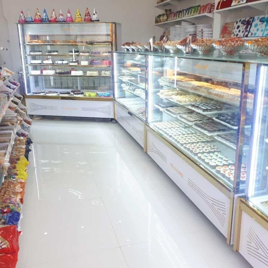 یخچال ویترینی آکواریومی جام جم شیرینی قنادی