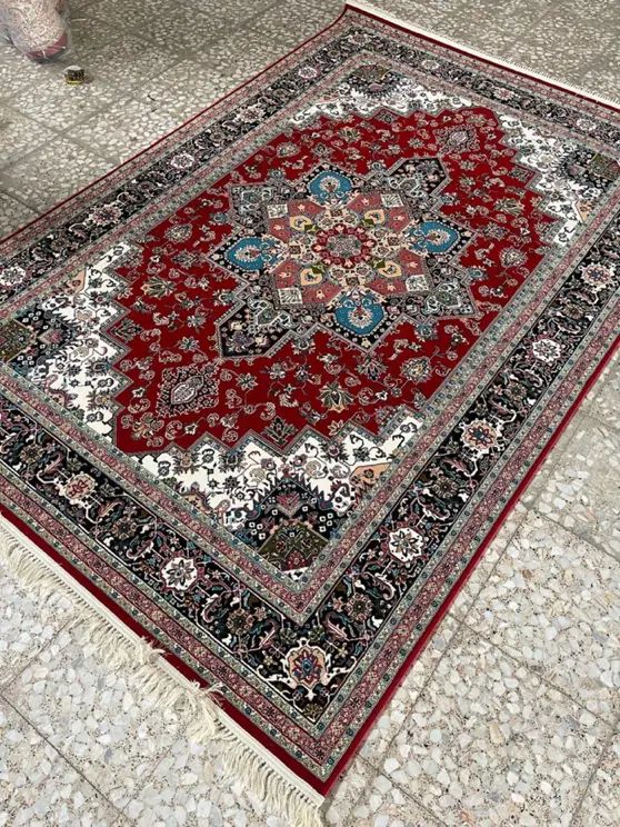 بورس فرش لاکی (قرمز) کاشان