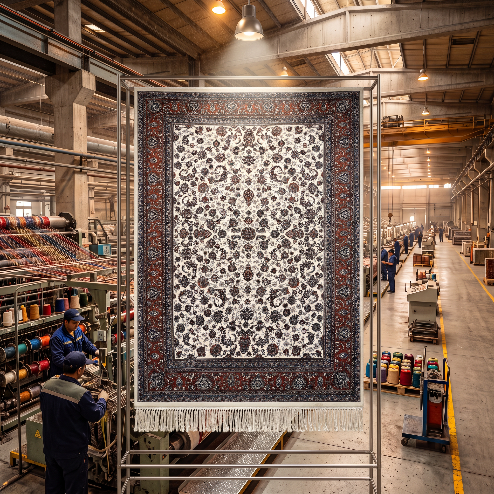 کارخانه فرش نگین پایتخت کاشان - تصویر 35
