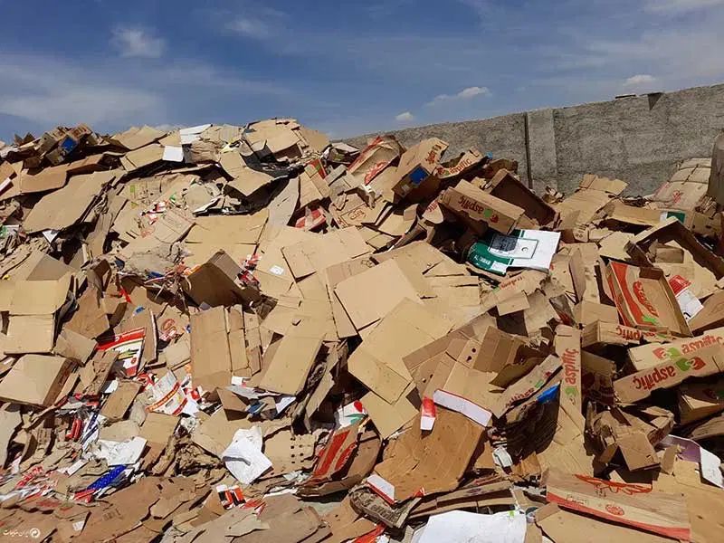 انواع ضایعات کارتن فله وپرسی