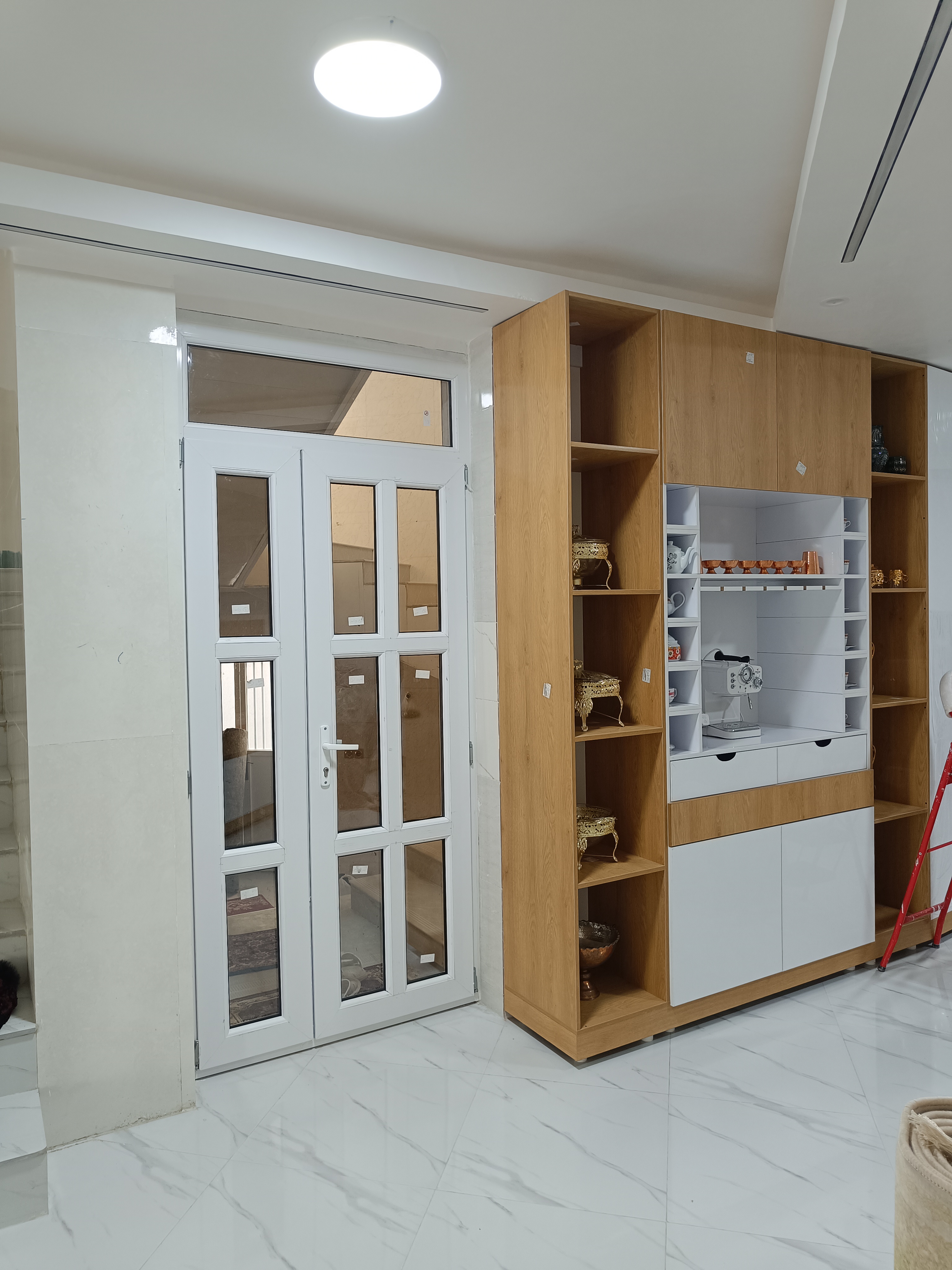 دوجداره upvcبا mdf کابینت