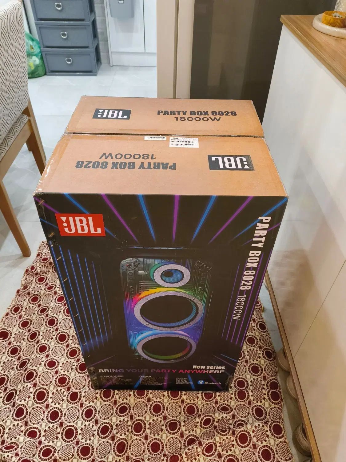 اسپیکر JBL پارتی باکس 8828 آکبند