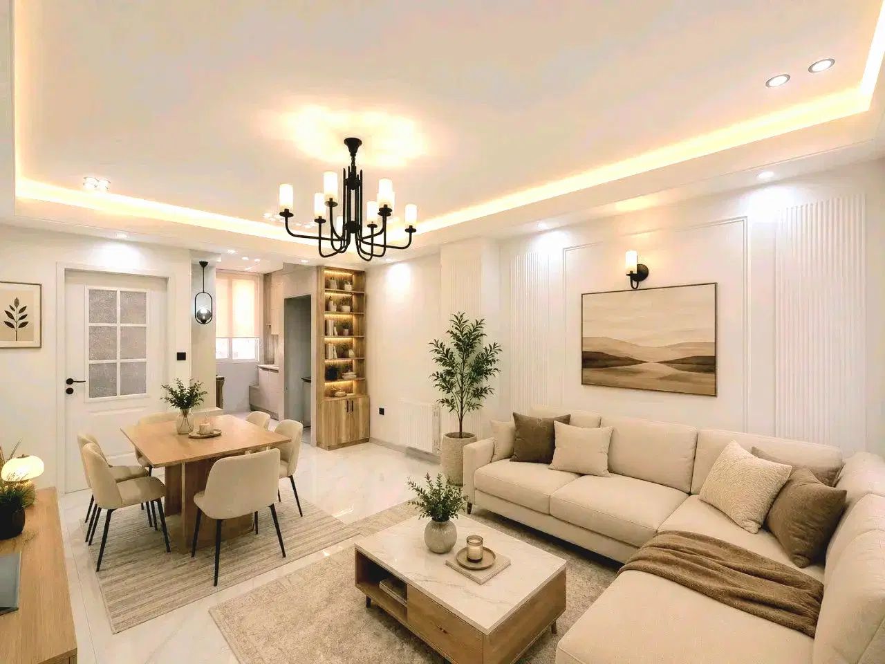 ۵۰متر/پارکینگ سندی/داخل فاز/دکوراسیون آرام ودلنشین در اندیشه-شهر جدید