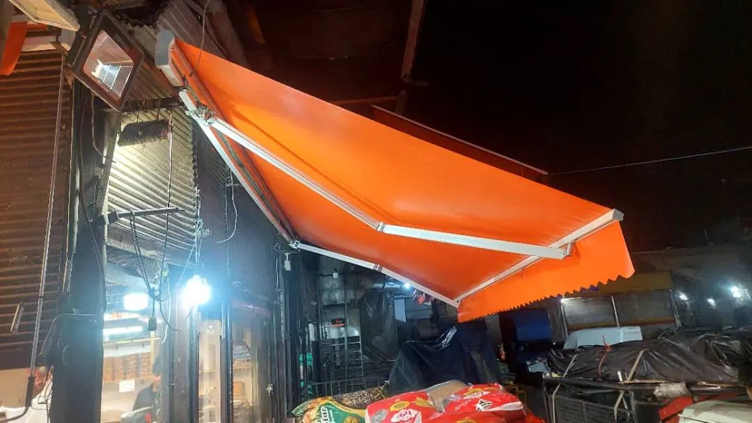 سایه بان جلو مغازه (دستی-برقی) مستقیم از کارخانه