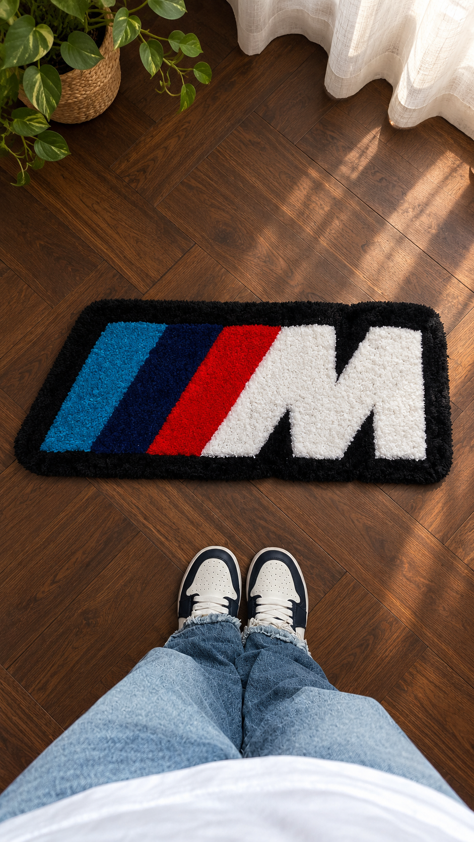 راگ با طرح لوگوی ماشین BMW سِری M3