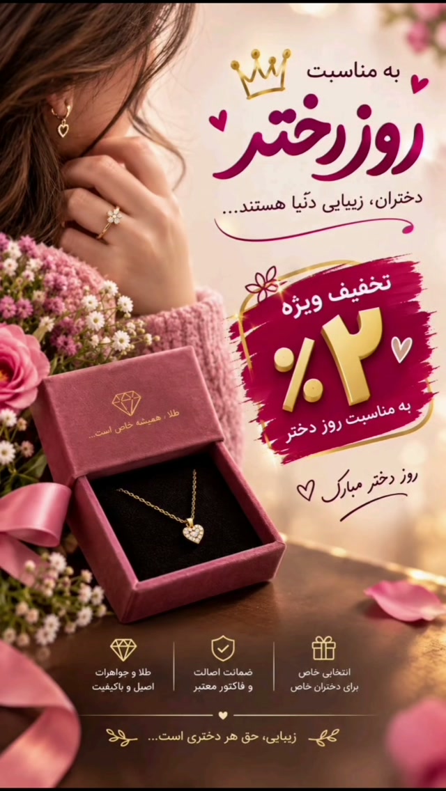 تخفيف ویژه برای روز دختر