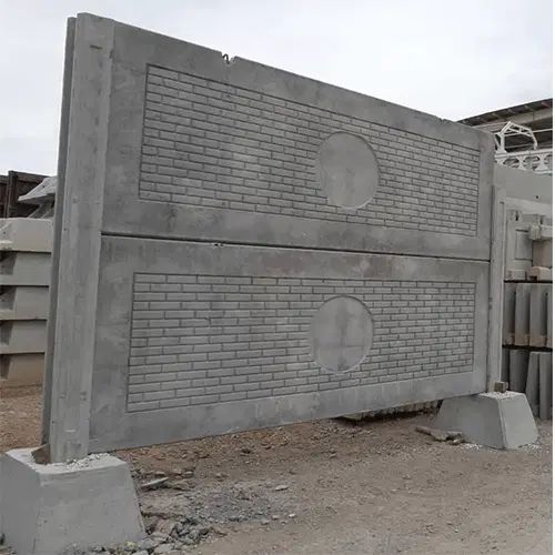 دیوار پیش ساخته بتنی حصاری متری