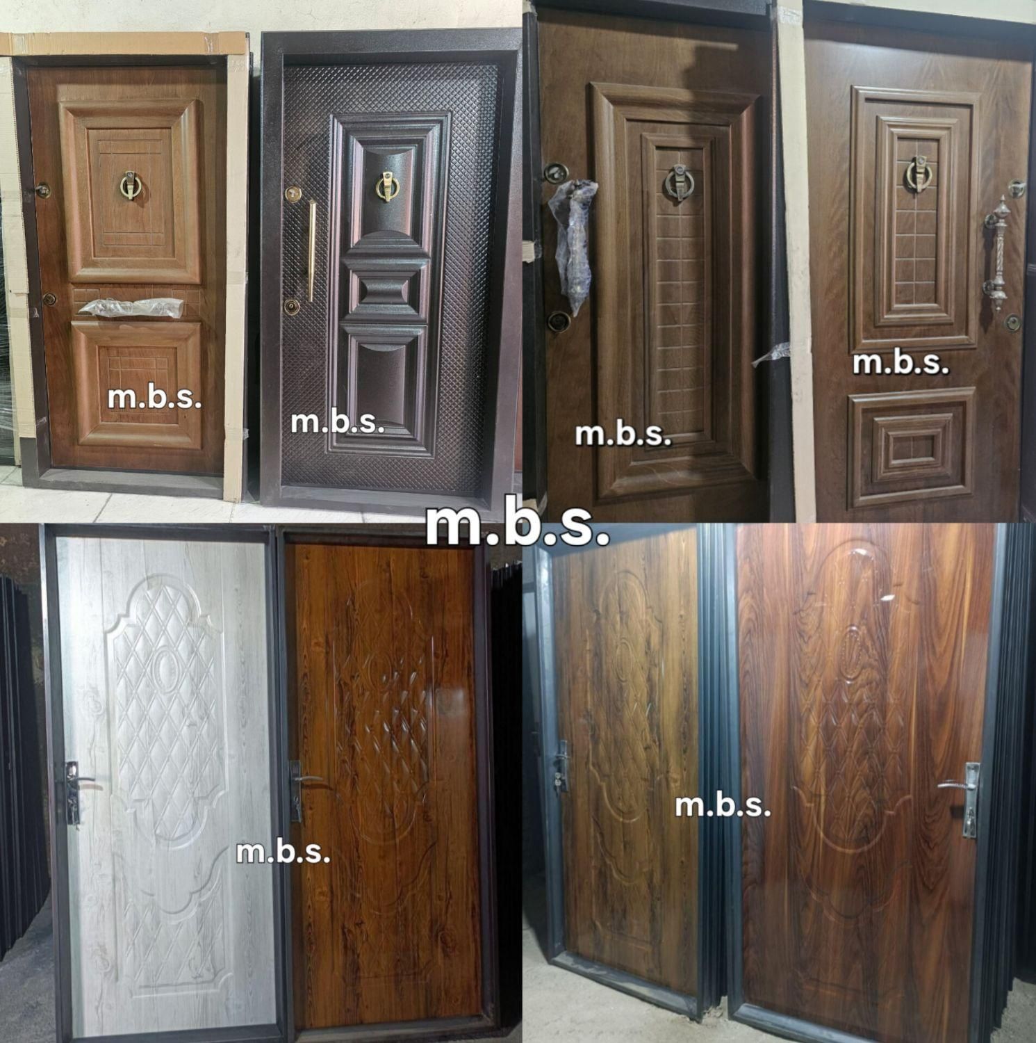 تمآم ضدآب درب چوبی سرویسی باچارچوب چهارچوب