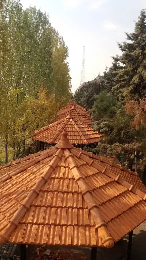 سفال طبرستان روف تایل تیزه کلاهک