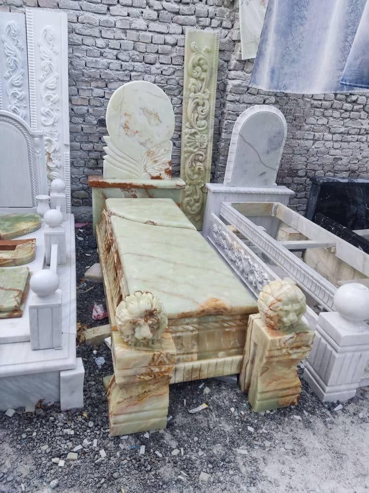 سنگ قبر مرمر سبز سلطنتی 110
