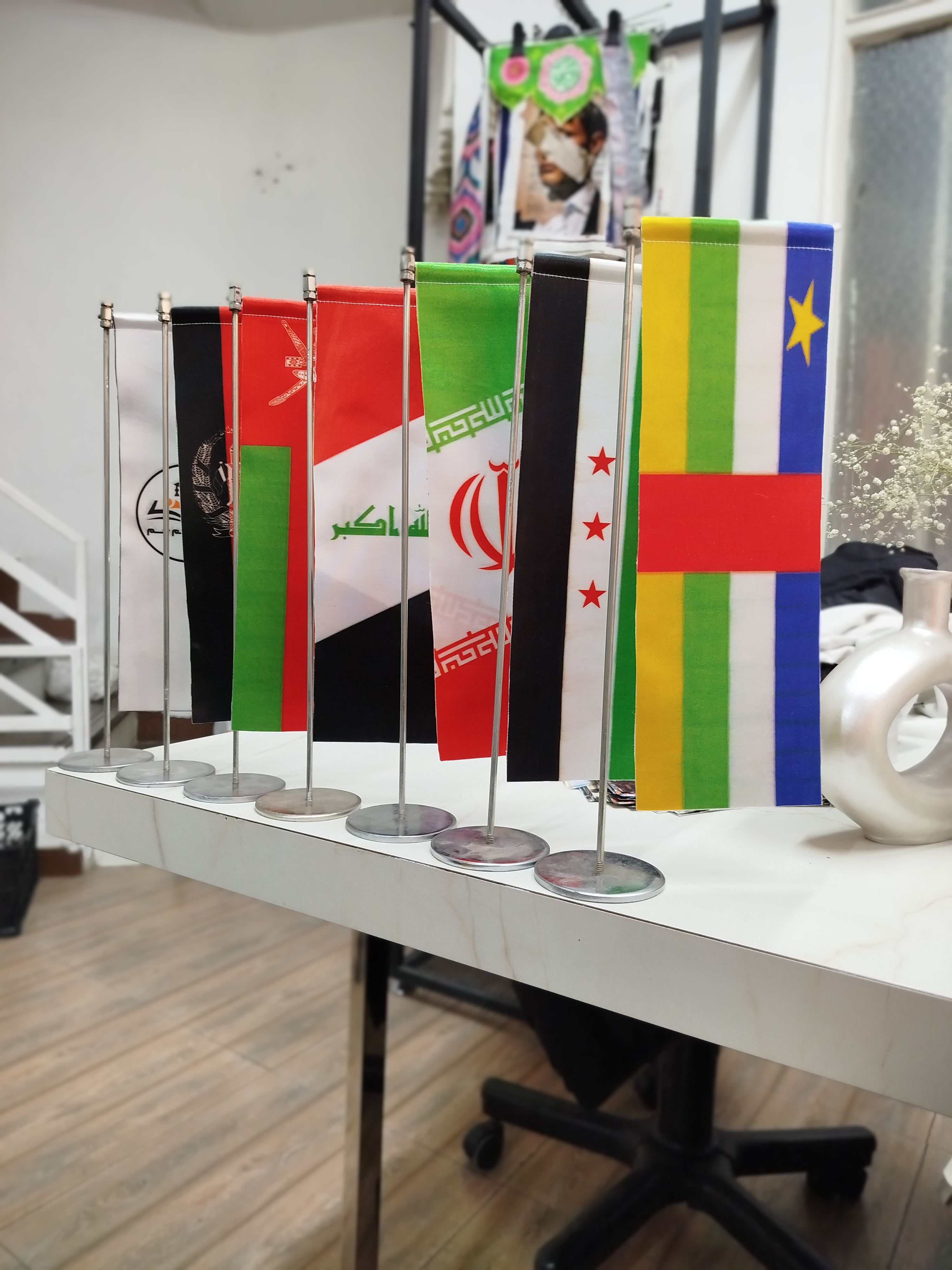 انواع پرچم رومیزی