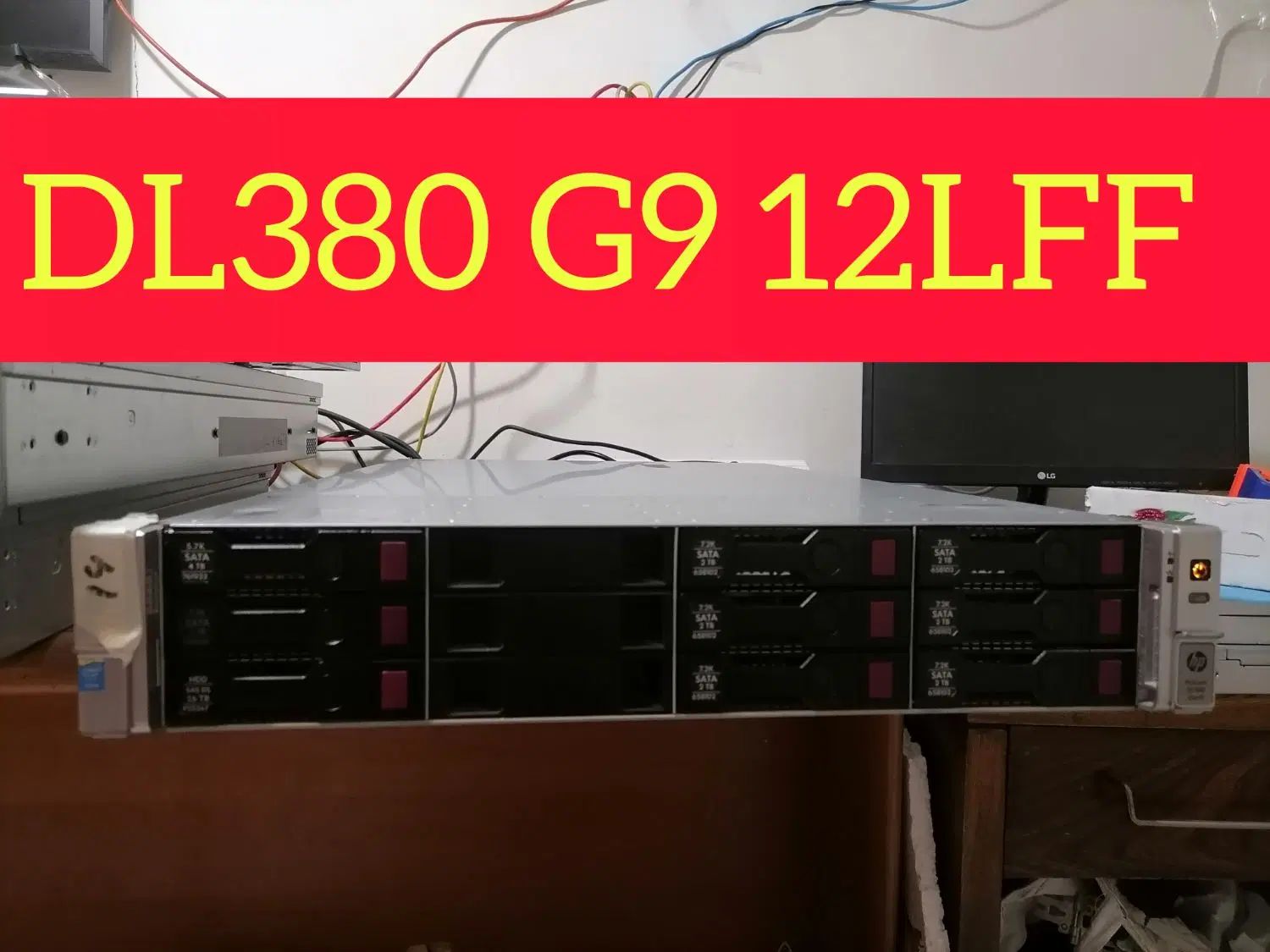 سرور HP DL 380 G9 مدل 12هارد LFF