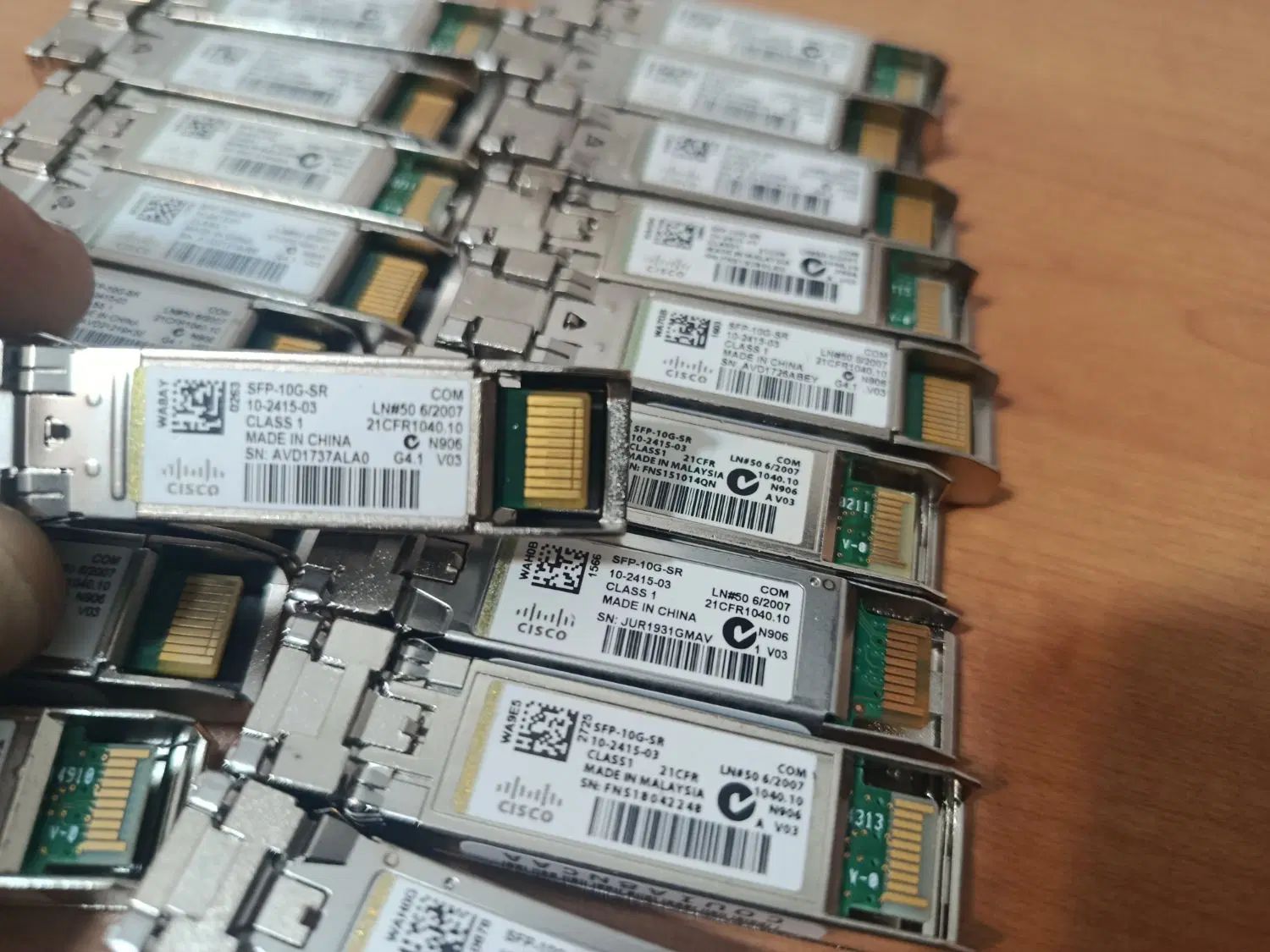 Sfp 10 g sr cisco ماژول کارت شبکه
