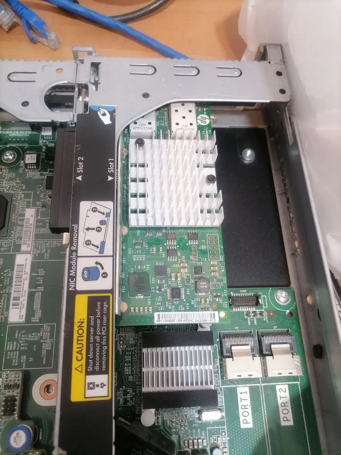 کارت شبکه فیبر دو پورت 560sfp