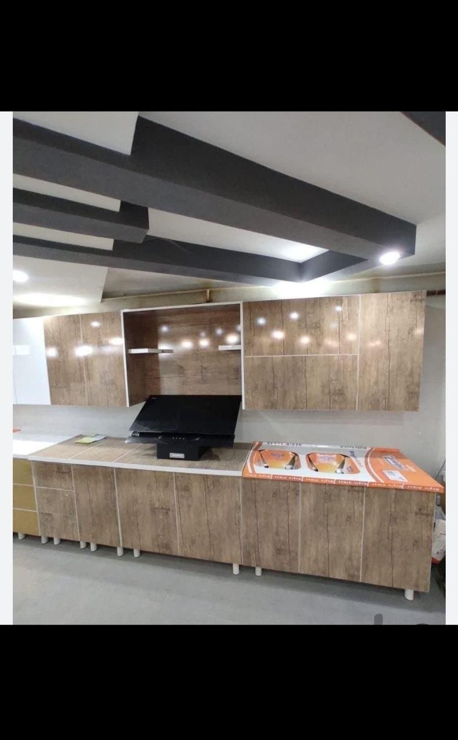 *کابینت حاضری تمام سفید براق کد۱۵۰۵