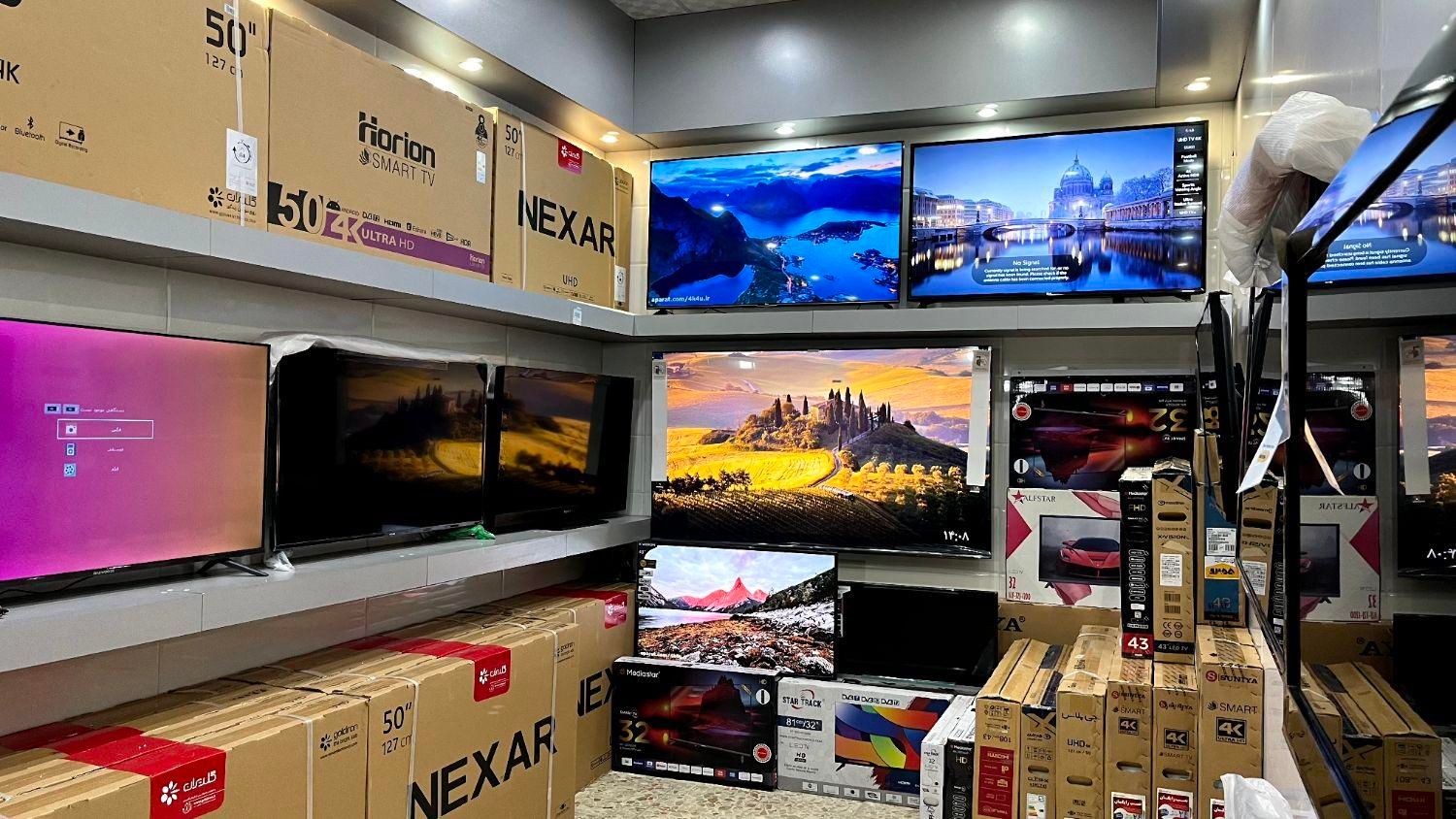 مرکز پخش انواع تلویزیون 32 40 43 49 50 55 65