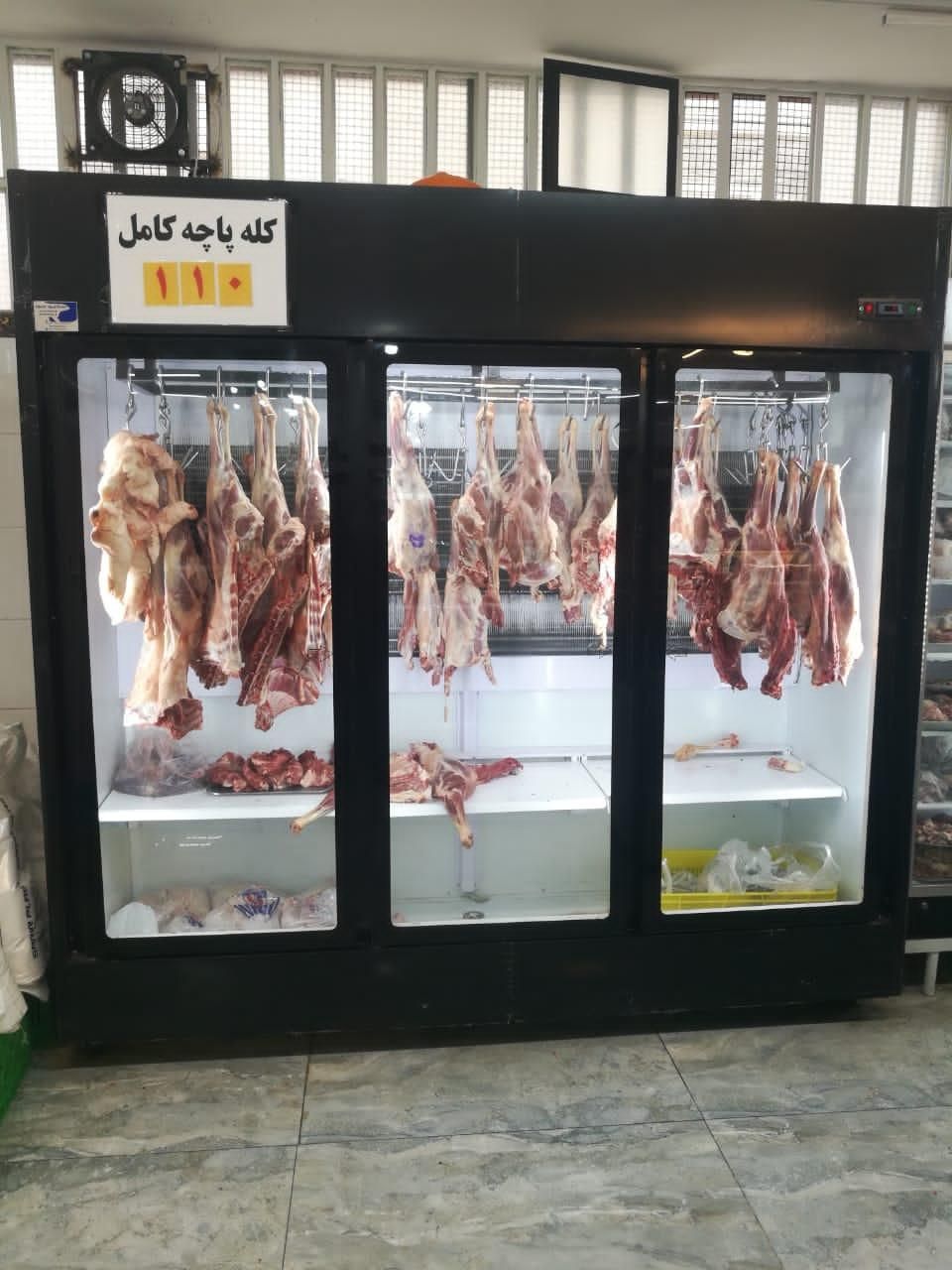 یخچال ایستاده لاینی گوشت و مرغ