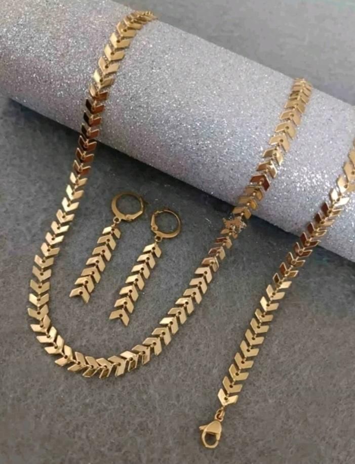 ست زنانه استیل طرح گندمی